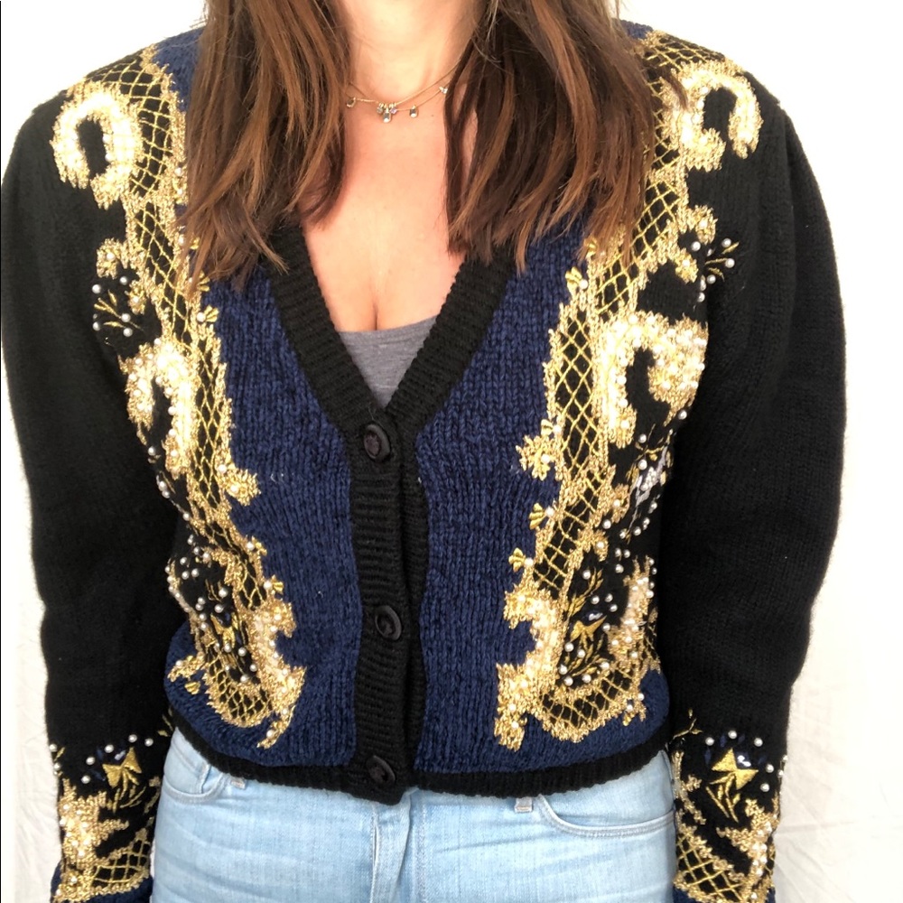 1990’s Vintage Roblin Sinkler Cardigan Sweater - Picture 9 of 14